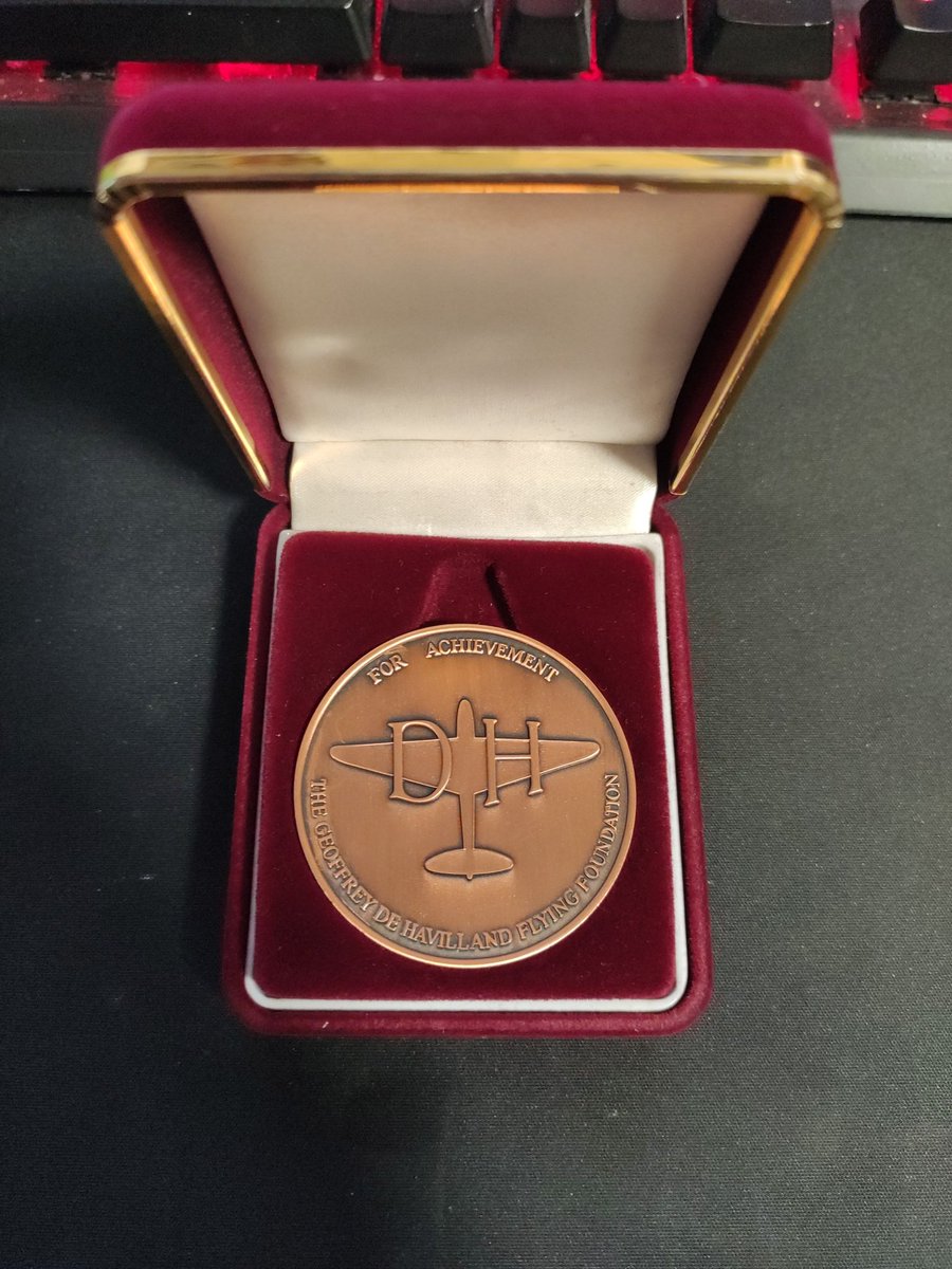 I cannot express my gratitude toward the Royal Air Squadron for awarding me with the Geoffrey De Havilland Flying Foundation medal! Thank you to everyone who helped me achieve it, and to the <a href="/aircadets/">RAF Air Cadets</a> for providing me with such great opportunities! <a href="/George_Heriots/">George Heriot's</a> <a href="/HeadCCFRAF/">DCOS Ops</a>
