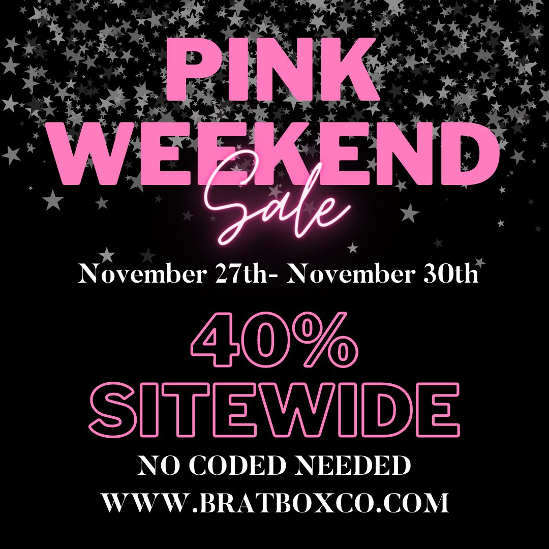 thebratboxco's tweet photo. November 27th- November 30th 💕https://t.co/02k4zkTiIG https://t.co/rccxhnpkc7