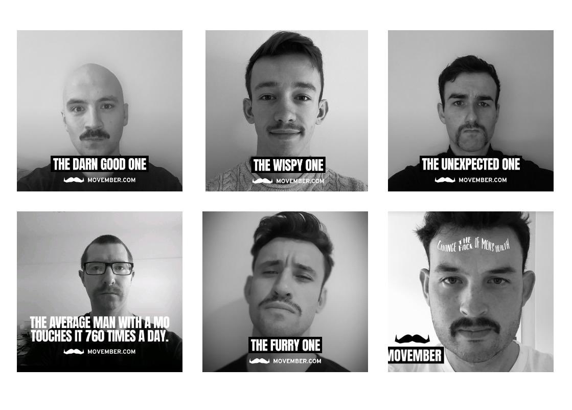 The teams questionable moustaches...