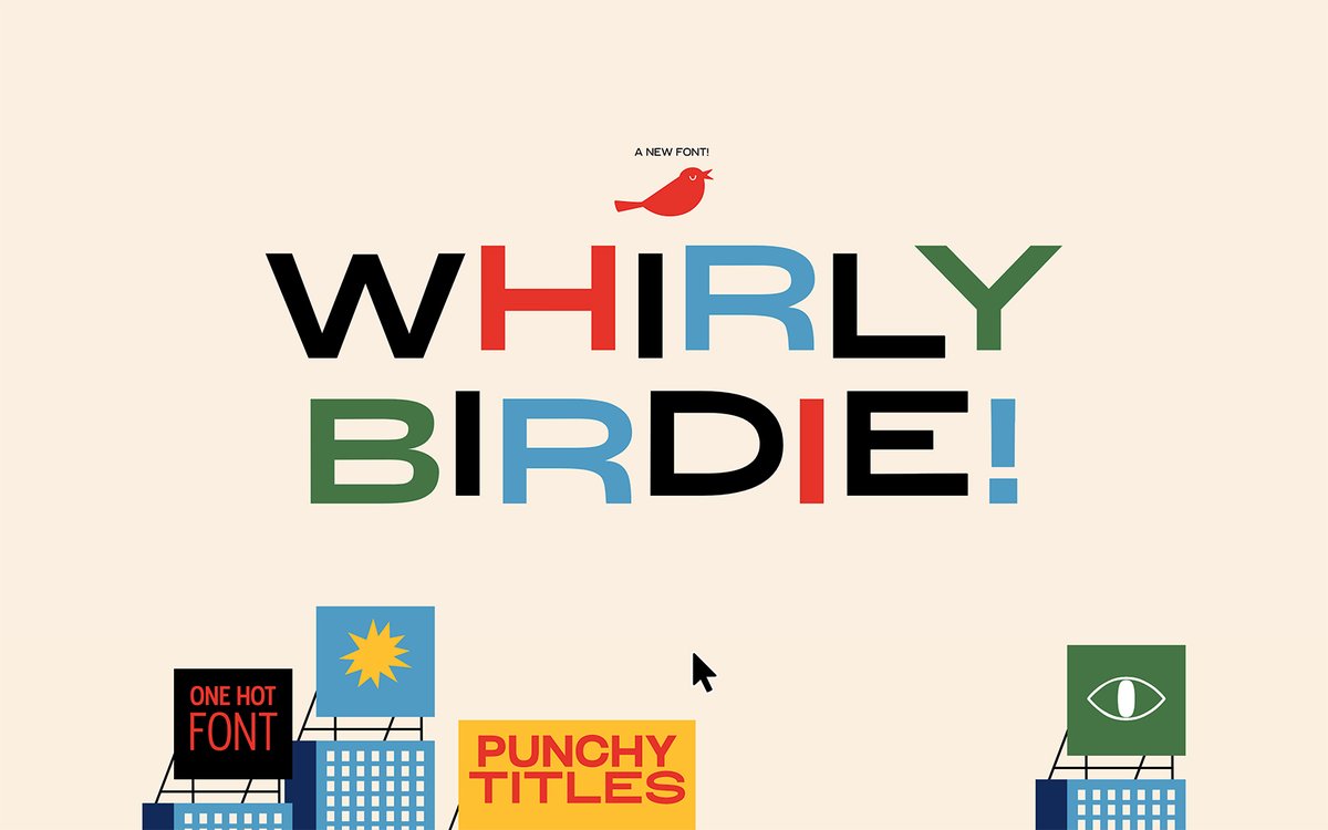 cssawards's tweet photo. Whirly Birdie Typeface by @hootalex Featured @cssawards - https://t.co/6WqcYNeavt #webdesign #htmlawards #css #cssawards https://t.co/hUfRMyySsK