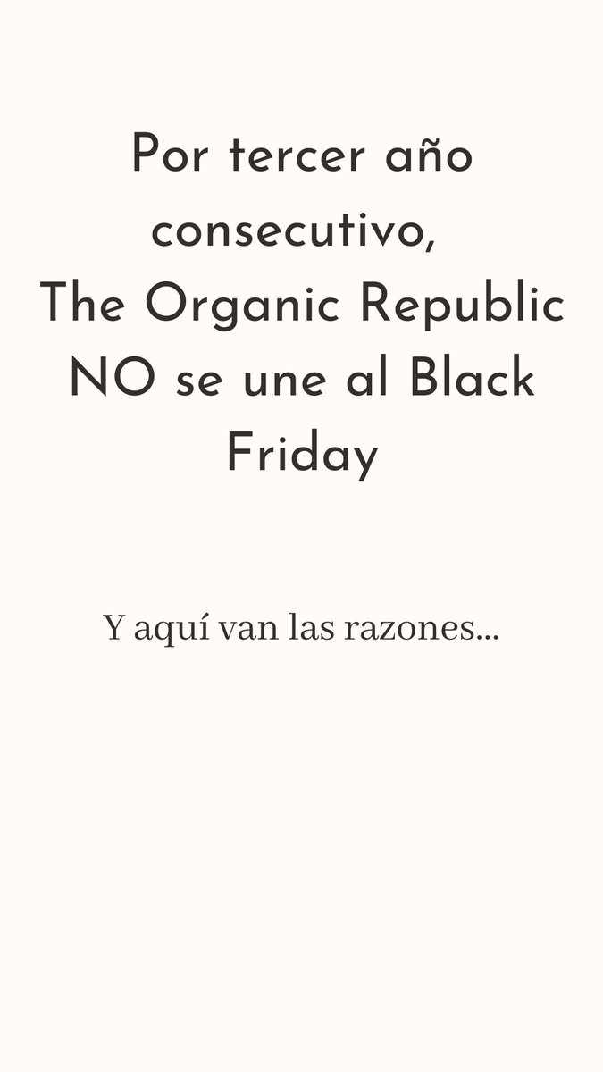 theorganicrepES's tweet photo. Di no al #blackfriday PARTE 1 https://t.co/zH906AZxXB