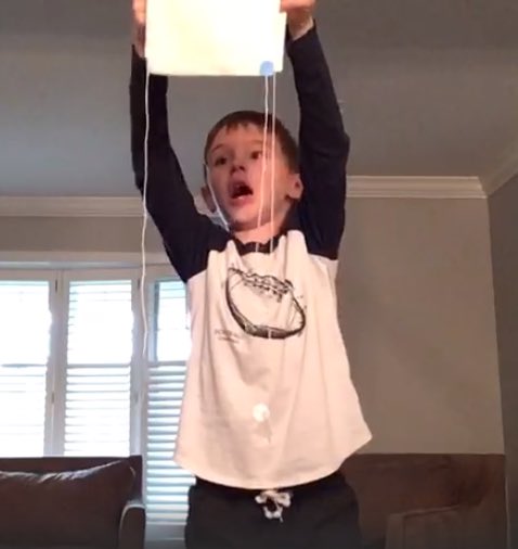 Fun day in BVA first grade being engineers and designing parachutes. Tomorrow we see if it can safely transport food. @Science_BPS <a href="/PierceBPS/">Pierce School</a> <a href="/PembrokeElemen1/">Pembroke Elementary</a> #BPSLearners