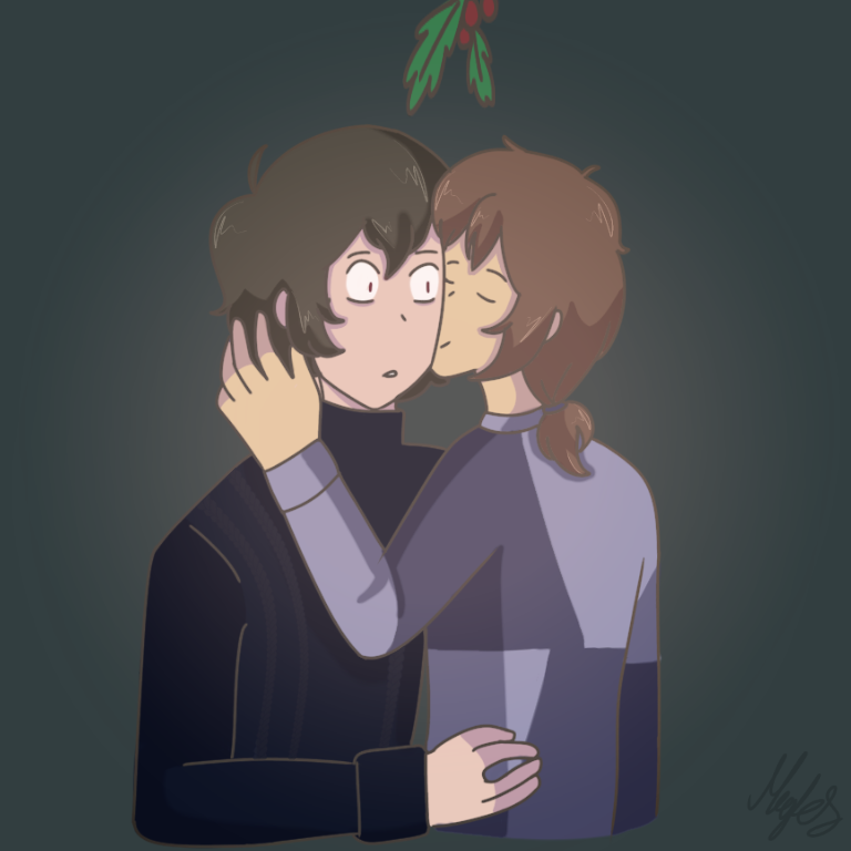 #Fnafhs #fhs #frededdy

¿quien no quisera estar debajo del muérdago con el :"v?
