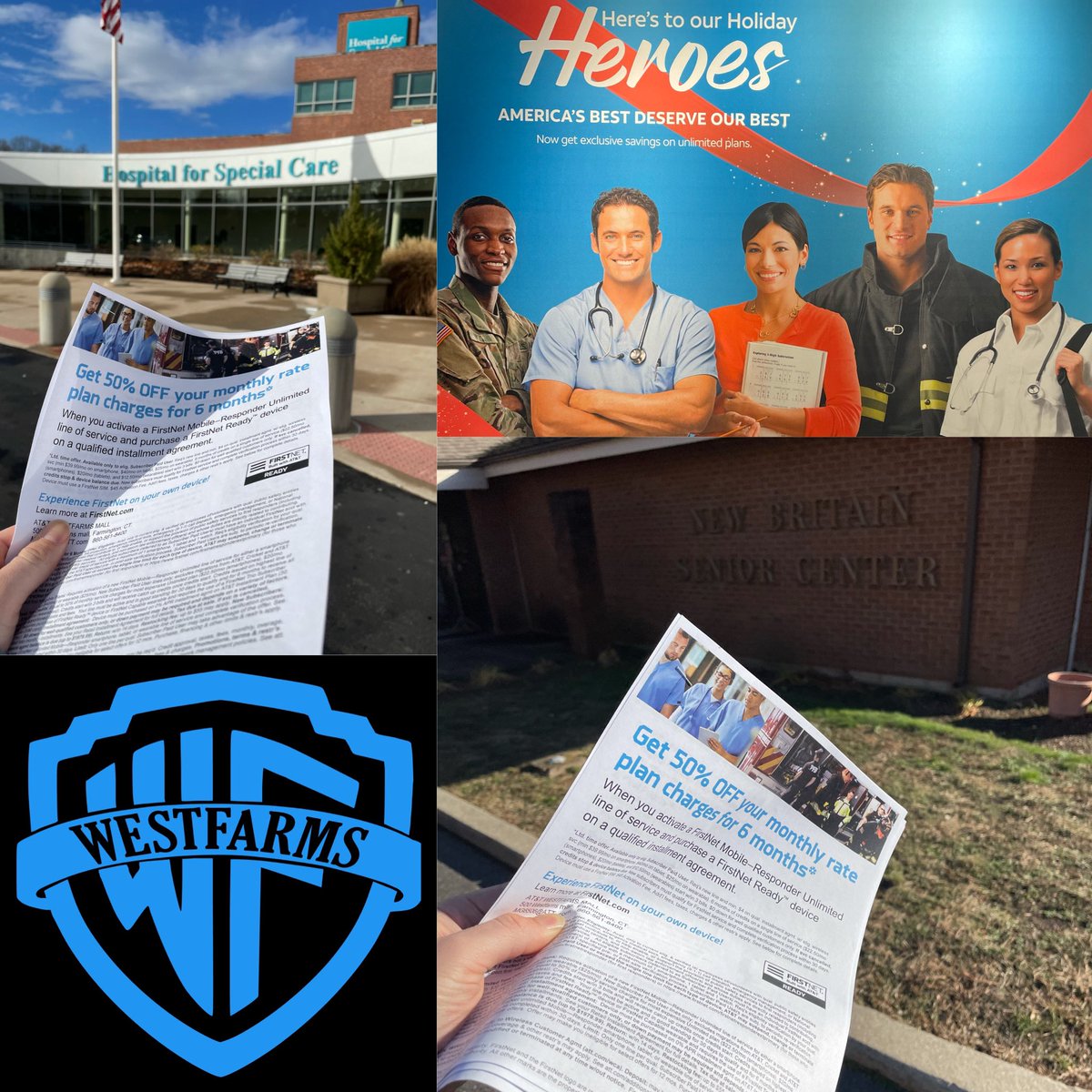 DanteDSep's tweet image. Visiting our local heroes to educate them on our amazing offers. #TeamWestfarms #Winlocal #FirstnetGoTeam @GenovaMarisa @biggriffnrg @MightBeMikeB @JPotter24