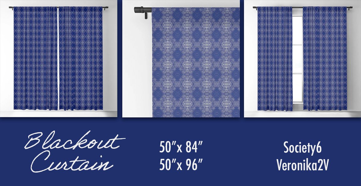 Veron2V's tweet photo. BLACKOUT CURTAIN
Cool blue and white tiled pattern. Rombs. Geometric design.
https://t.co/xjBuFqsdIl
#blue #abstractpattern #tiledpattern #rombs #darkblue #blackoutcurtains #homedecor #society6 #giftideas https://t.co/5BuUlZoBLj