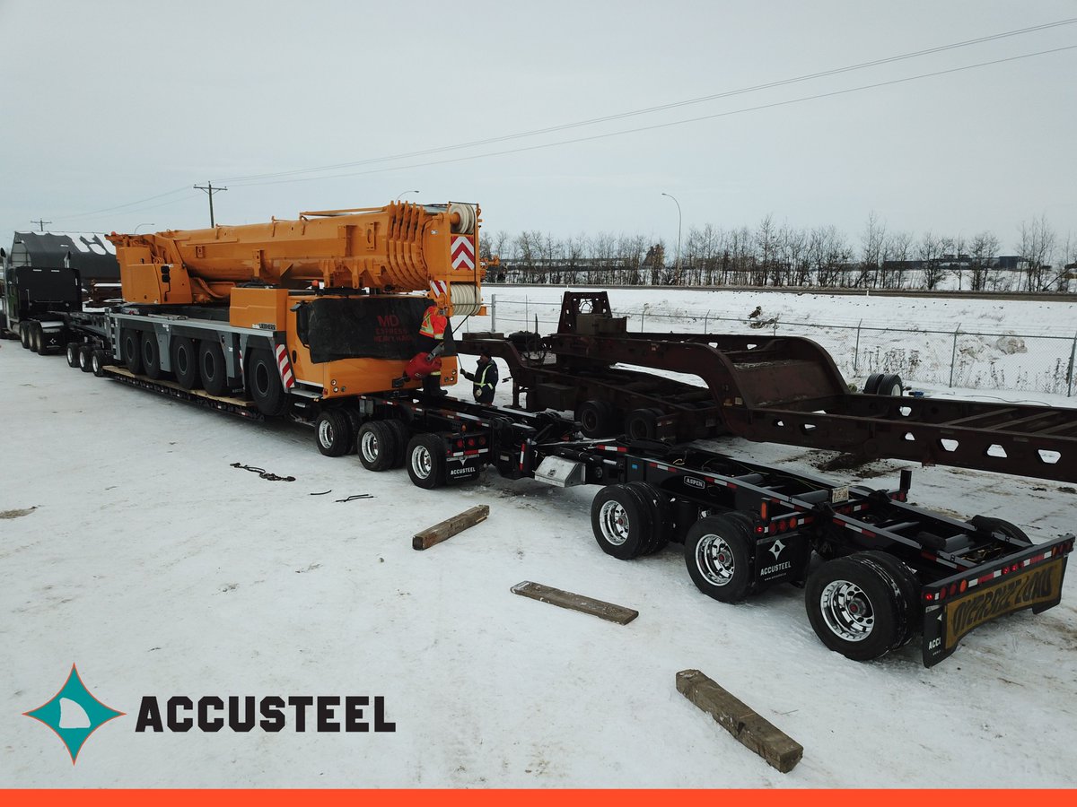 Accusteel_Inc's tweet photo. Full tear-down to bare metal on this 2011 Aspen 13 Axle setup. Restored to new with additional upgrades, Accusteel's team ensured that every detail on this rebuild was accounted for. Our turn-key solutions can match budgets while exceeding expectations. #heavyhaul #trailerrepairs https://t.co/yeOLyJi8t1