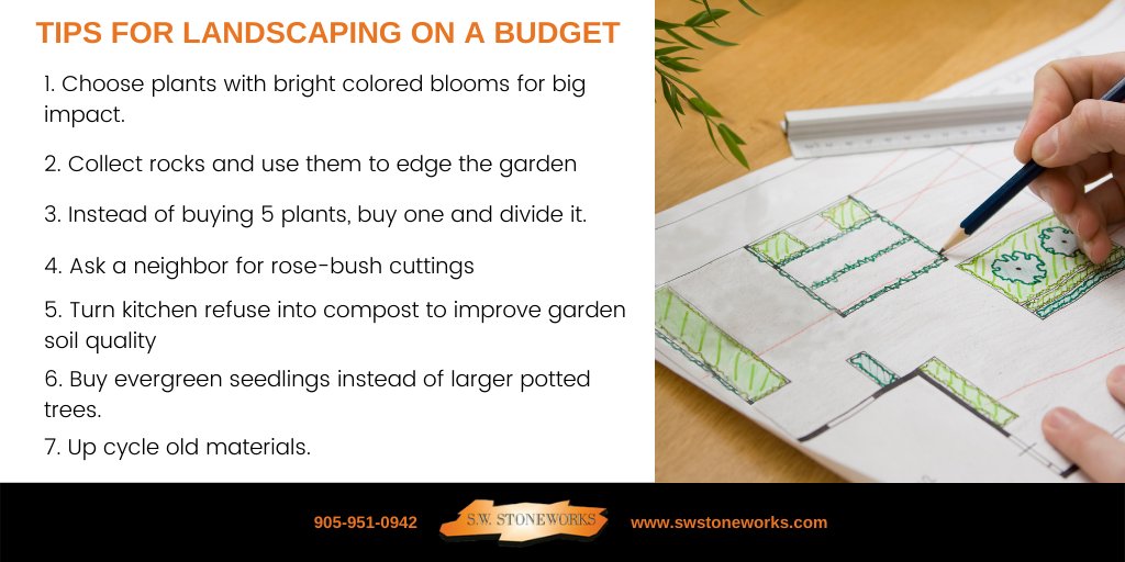 SWStoneworks's tweet image. Looking for cost effective landscaping tips that won't break the bank? 

#Bolton #Caledon #KingTownship #NewTecumseth #Alliston #Belfountain #landscapedesign #outdoorliving #landscapecontractor #deckandpatio #backyarddesign #landscapeconstruction #landscapesolutions #pavingstones