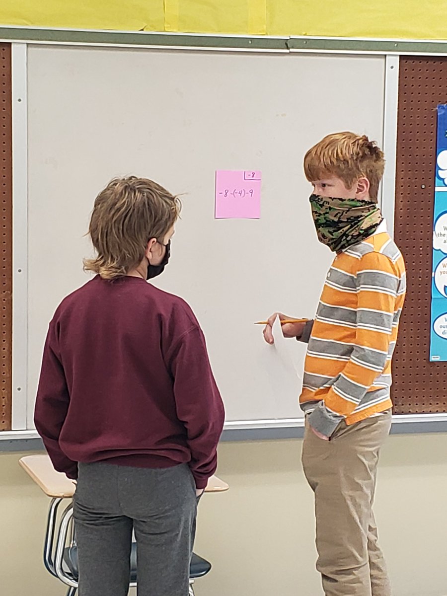 MathEagles's tweet photo. Today we got to experience the great Scavenger Hunt! Got to review everything we learned this year so far! Even got some partner minutes in to solve the hunt! @lakes_renee @sid_steele @gphilhower https://t.co/81lPAN8iVX