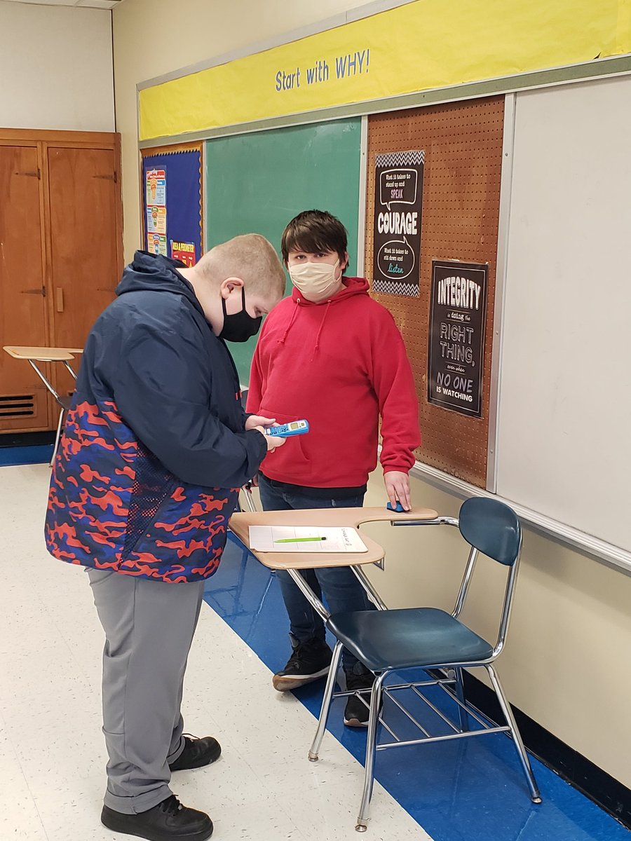 MathEagles's tweet photo. Today we got to experience the great Scavenger Hunt! Got to review everything we learned this year so far! Even got some partner minutes in to solve the hunt! @lakes_renee @sid_steele @gphilhower https://t.co/81lPAN8iVX