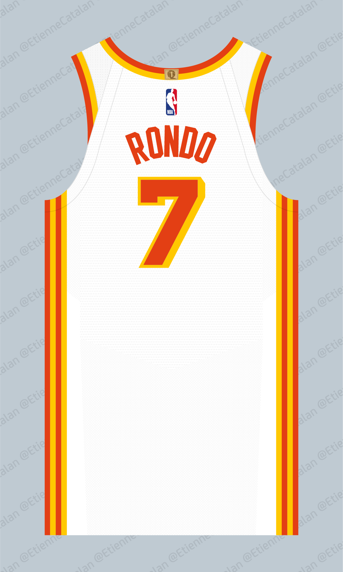 Etienne Catalan on X: Rajon Rondo (@RajonRondo) will wear No. 4 for the # Lakers. #NBA @UniWatch His number in Kentucky.  / X