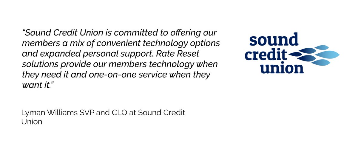 CURateReset's tweet photo. At Rate Reset, member experience comes first. See what our clients have to say about our innovative suite of lending solutions. 

https://t.co/WA8923Mbit https://t.co/0n5kdOnv7Z