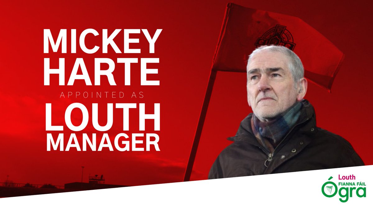 🔴⚪ Congratulations to Mickey Harte on his appointment as the new <a href="/louthgaa/">Louth GAA</a> Senior Team Manager! 🔴⚪