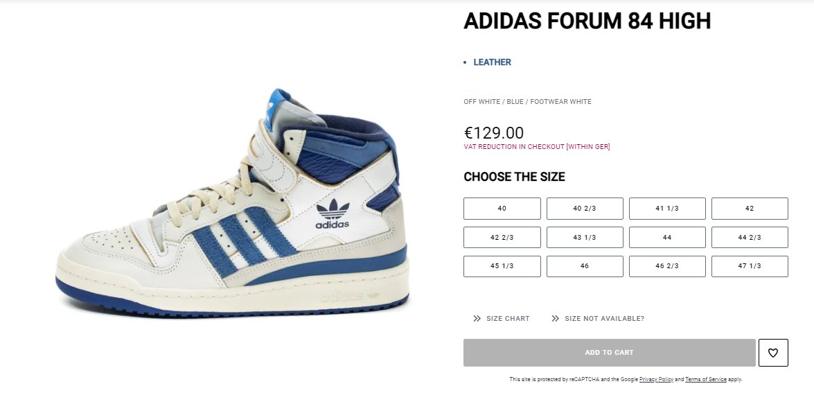 adidas forum 44