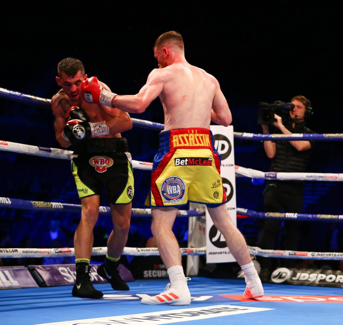 BoxingTicketsNI's tweet photo. 1 Year ago today at the Echo arena in Liverpool on the undercard of #SmithRyder
@JamesT931 stopped Craig Evans in round 11 to set himself up for the British lightweight title. His 4th stoppage in a row since moving up in weight.
#TennysonEvans https://t.co/y4w2K8RFkD
