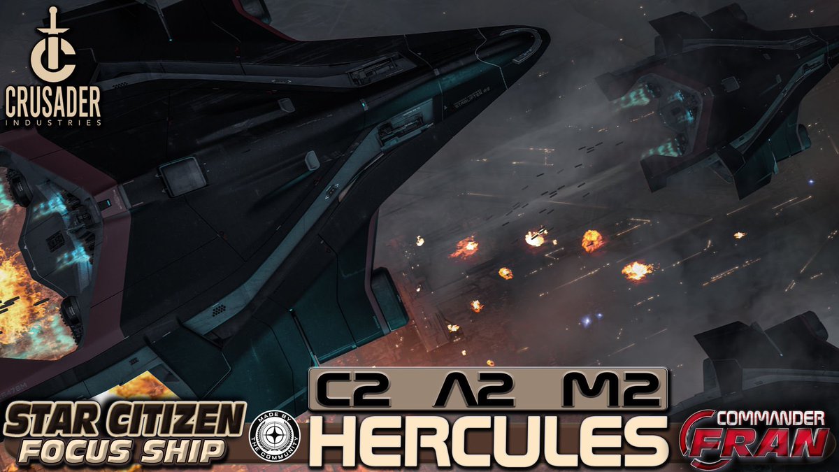 commander_fran's tweet photo. Le #FocusShip sur l’ #Hercules de #CrusaderIndustries est sorti!
Enjoy!
https://t.co/kCfGhVC8k2
#starcitizen #scfr #starcitizenfr @Pulsar42_SC @M_StarCitizenFR @StarCitizen974 @starcitizenfra @DiscordSCF @CitizenSerie @LSDGuilde @KEC_StarCitizen @Gaia_sc_ @l66channelsc https://t.co/yORvy1uDk2