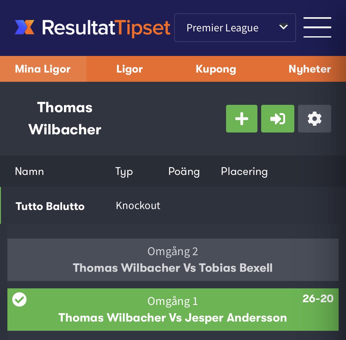 Wilbacher's tweet photo. Ciao ciao Jeppe. Välkommen till helvetet, Bexell. #ResultatTutto https://t.co/U9QFlVF6Fz