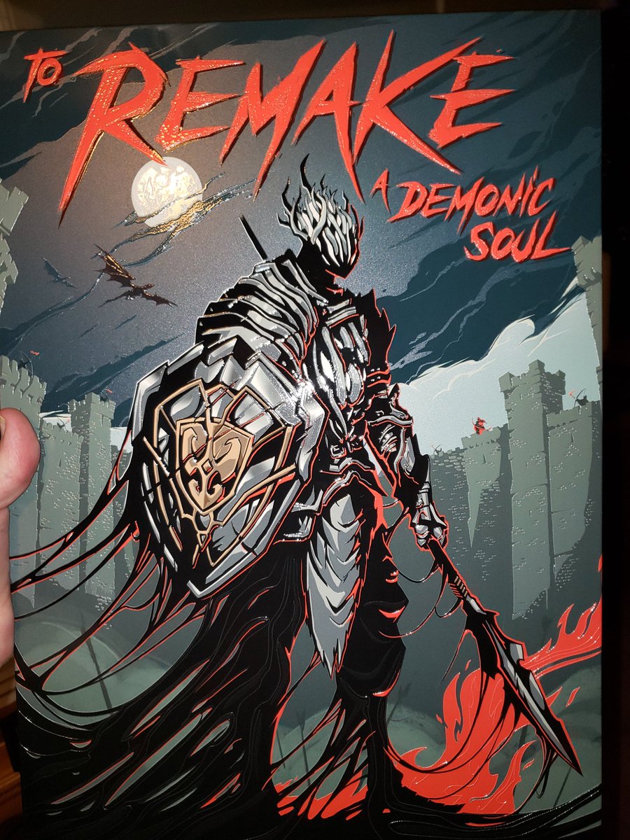 Slydoc2341's tweet photo. @VaatiVidya to remake a demonic soul limited edition displate just came in and it looks amazing! Number 54 of 200. https://t.co/oe5MmG4ktz