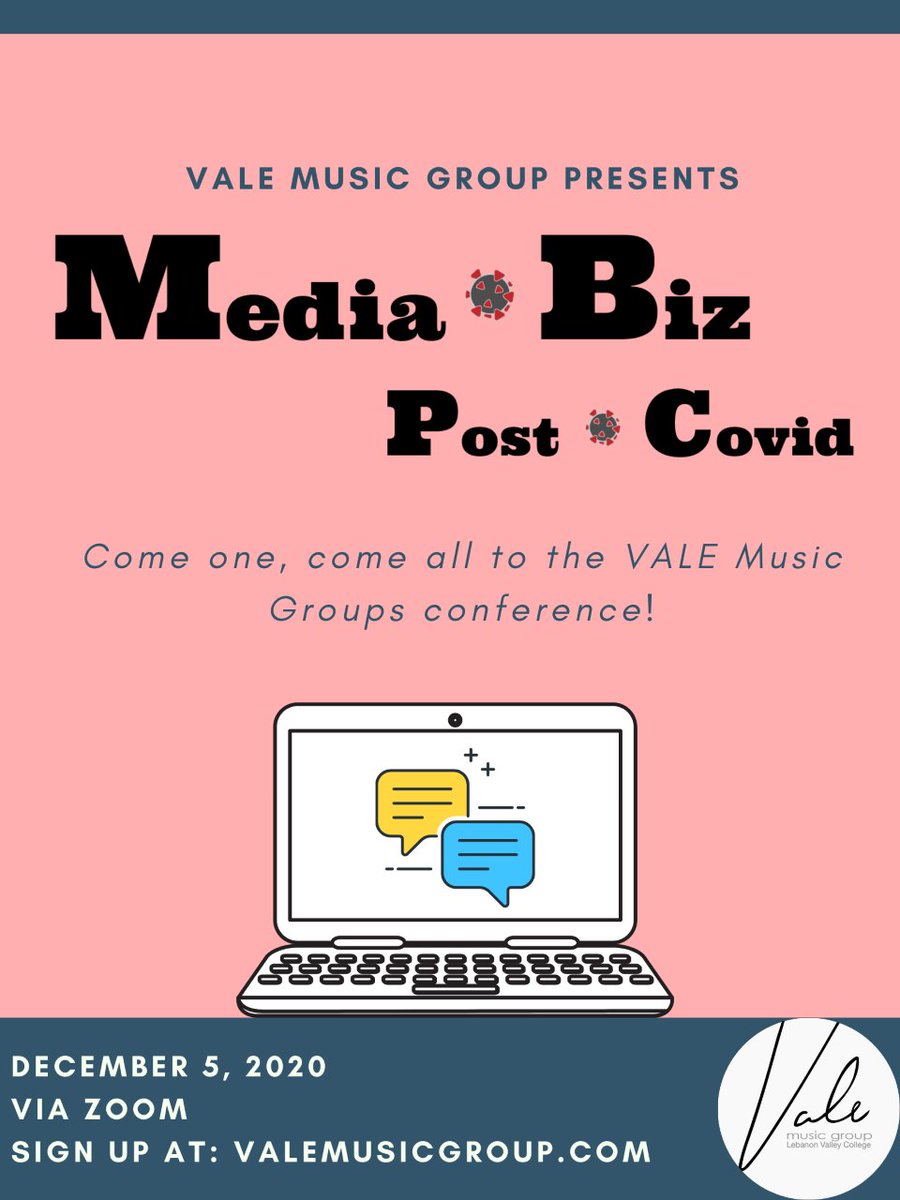 ValeMusicGroup's tweet photo. Breaking news! We made the difficult decision to push the VALE Conference back two weeks. We feel this is necessary to refine and make the Conference the best it can be. Below is the updated information about the upcoming Conference. We hope to see you there! https://t.co/VC6nFitnx9