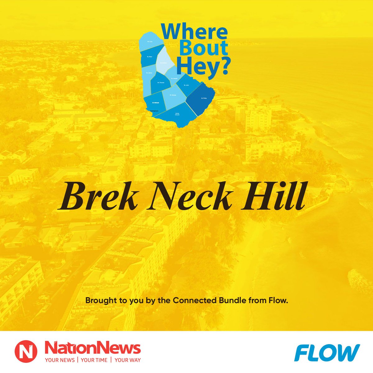 NationBarbados's tweet photo. Think you know Barbados? Let’s see how good you are.
Guess the location of this place. 

“Brought to you by the Connected Bundle from Flow”. 
@FlowBarbados

#ThingsBajan
#Barbados
#Nation246
#Independence
#WhereBoutHey https://t.co/jt2TSPoFAw