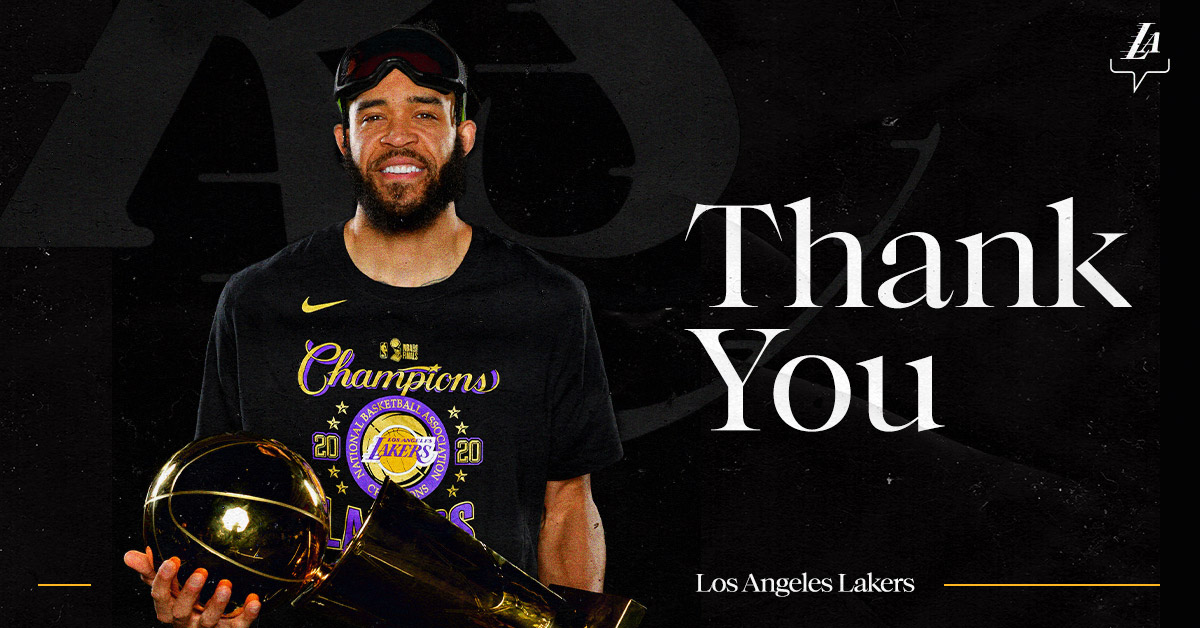 Lakers's tweet photo. A group we'll never forget. Thank you for representing the Purple and Gold 💜💛 https://t.co/tXYgbkoeYb