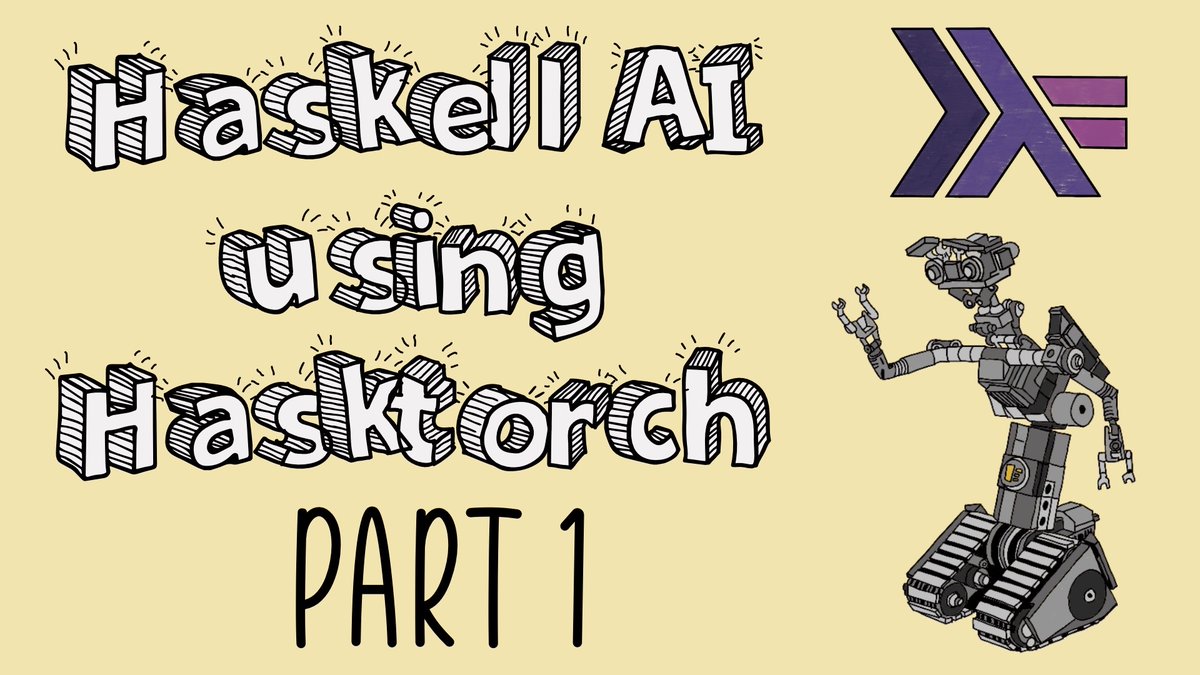 _cmdv_'s tweet image. Ok so, I&apos;ve gone and done the art work so I best try to do the streams soon!! 🤖🤖🤖 #haskell #hasktorch