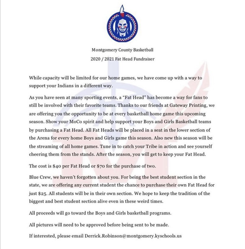 definitely not what we had hoped for, but there’s still ways to support your indians! go order your fat heads!!❤️💙