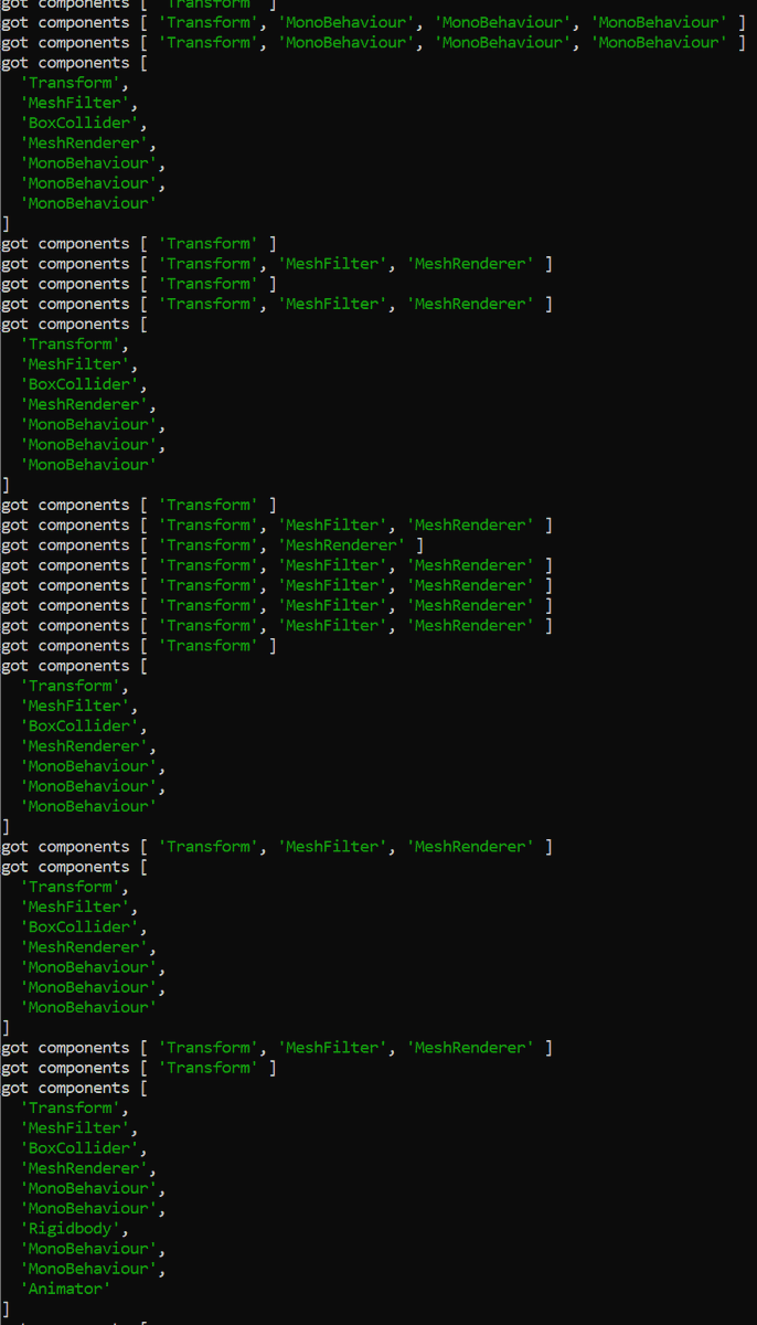 aitheologian's tweet photo. General purpose game engines could be 1:1 compatible.
This is a #Unity components parser in #JavaScript. You can almost taste the #Aframe, #Threejs, or #ECSY. https://t.co/6h7daRkkBG