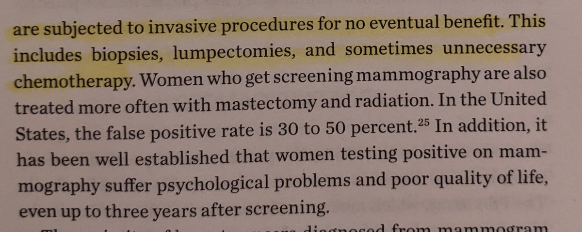 Iatrogenics in breast cancer screening. Should you get a mammagram?Probably not...