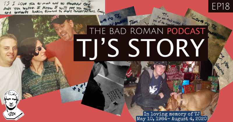 TheBadRoman's tweet photo. #Addiction and #mentalhealth struggles touch everyone’s family in some shape or form. If you or someone you love is struggling, we encourage you to seek help. 

Even when we get lost in the dark we are never cast out or unworthy of love and belonging. #sayiloveyoumore #forTJ #RIP