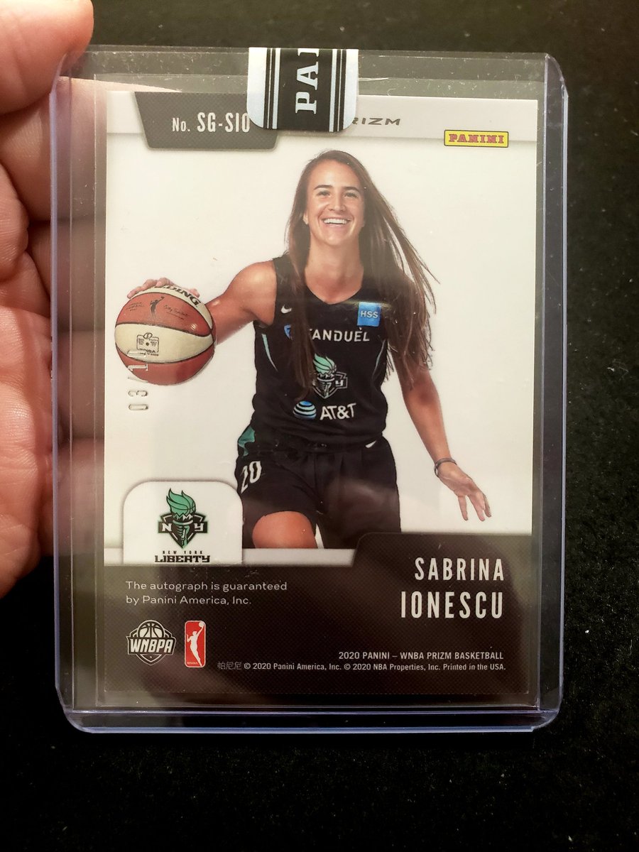 ac_ledesma's tweet photo. "You play to win the game! You don't play just to play it."

#Collect #TheHobby #WhoDoYouCollect #CollectWhatYouLove #WNBA #Prizm #WNBAPrizm #SabrinaIonescu https://t.co/FgxeUfZ2OD