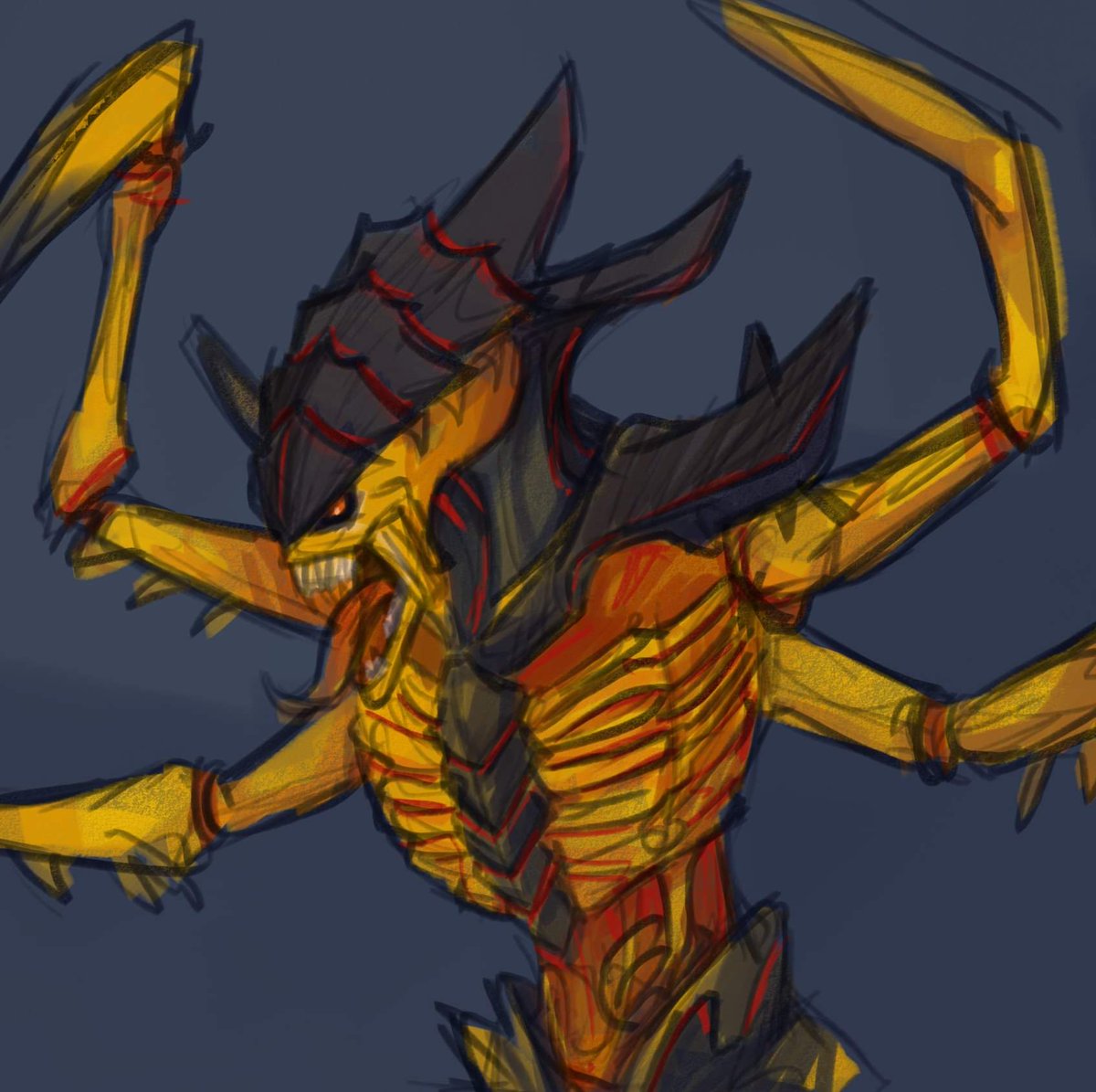 virlandil's tweet photo. Next commission sketch~
#wip #tyranid https://t.co/4272Dsj9YV