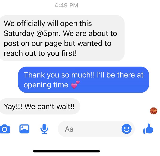 My favorite crawfish place sent me a message to let me know they were going to be opening for the season<a href="/tag/mvsales"class="tags"><span>#mvsales</span></a>