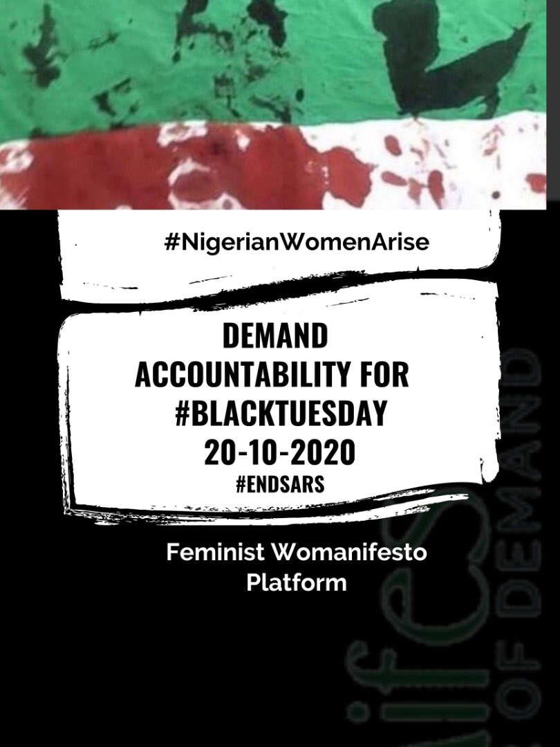 abiolaak's tweet photo. It’s another Tuesday , join me to wear black to demand accountability for 20-10-20 @EiENigeria @obyezeks @AishaYesufu @mojubaolu @womenadvocate https://t.co/p3P5HLLmpO