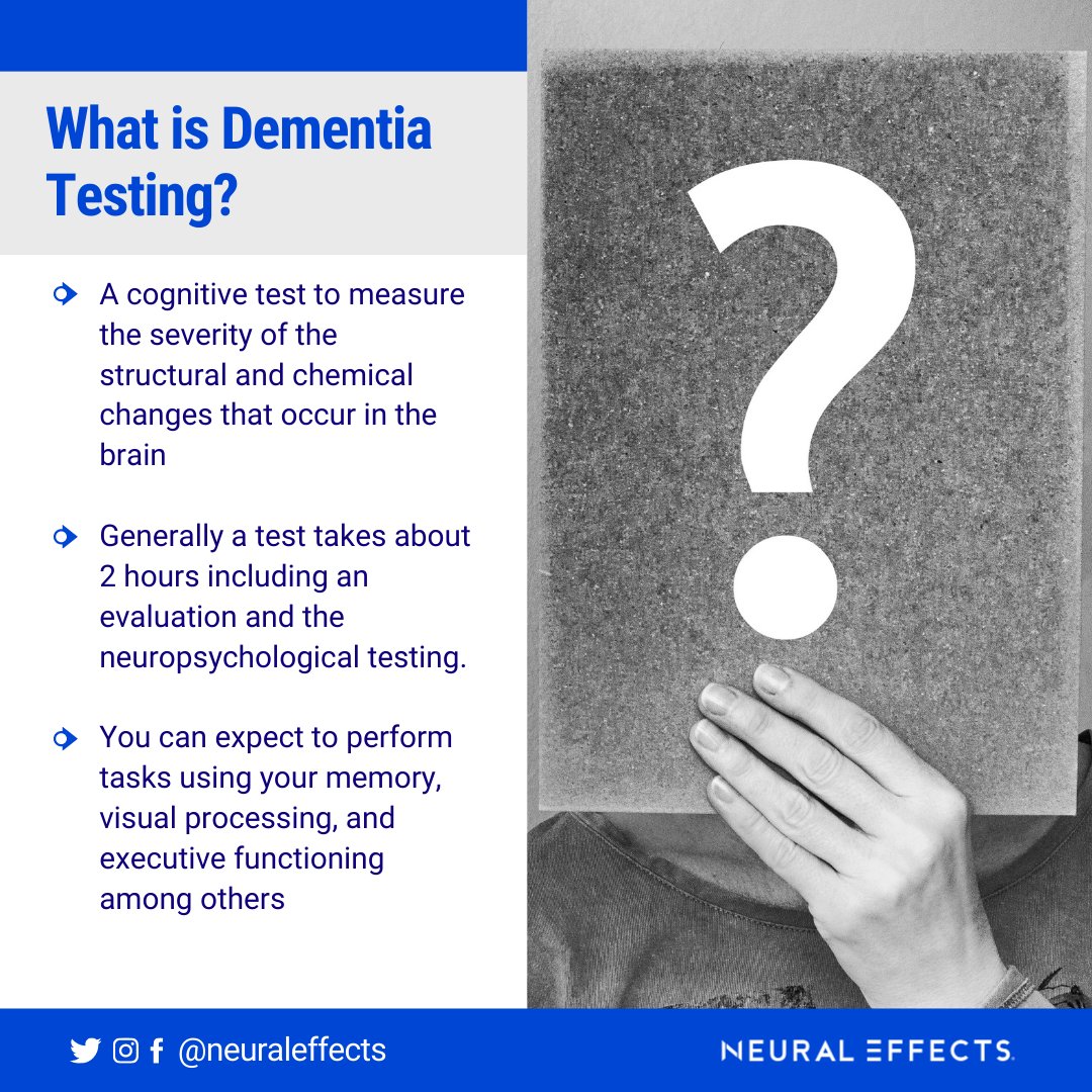NeuralEffects's tweet photo. Anything surrounding dementia can be scary, but we want you and your loved ones to feel comfortable coming to us for your dementia needs. We start off your dementia care with a dementia test. To schedule your initial appointment contact us today at https://t.co/dSJADbmDM2 https://t.co/g1JgfPyEqq