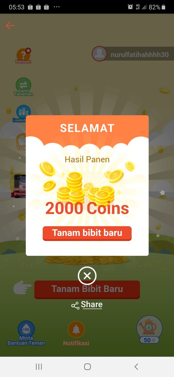 fatihahnrl's tweet photo. 24/11/2020 panen #SHOPEETANAM1212 @ShopeeID https://t.co/57ypR5hTWb