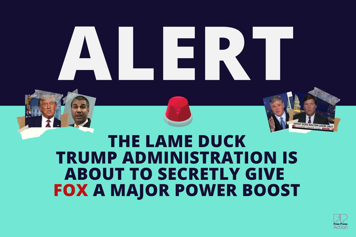 Tell the FCC: Do your job and put the public first. Do not give even *more* media handouts to Fox Corp. and the Murdoch family. Sign now– http://freepress.net/nofoxwaiver  #dropfox #foxnews #diversitymatters /end thread