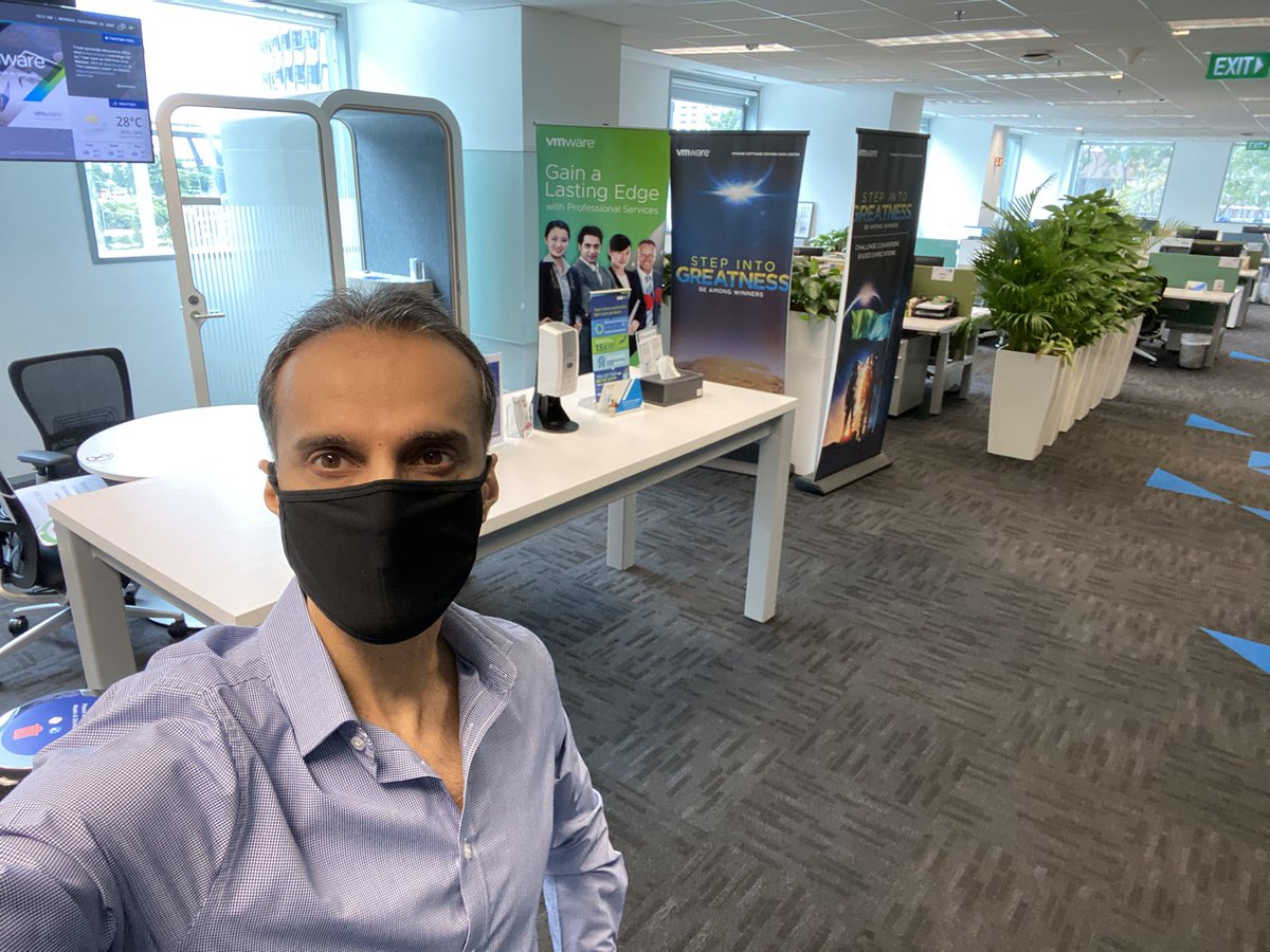 Finally made it back to the office after 8 months!