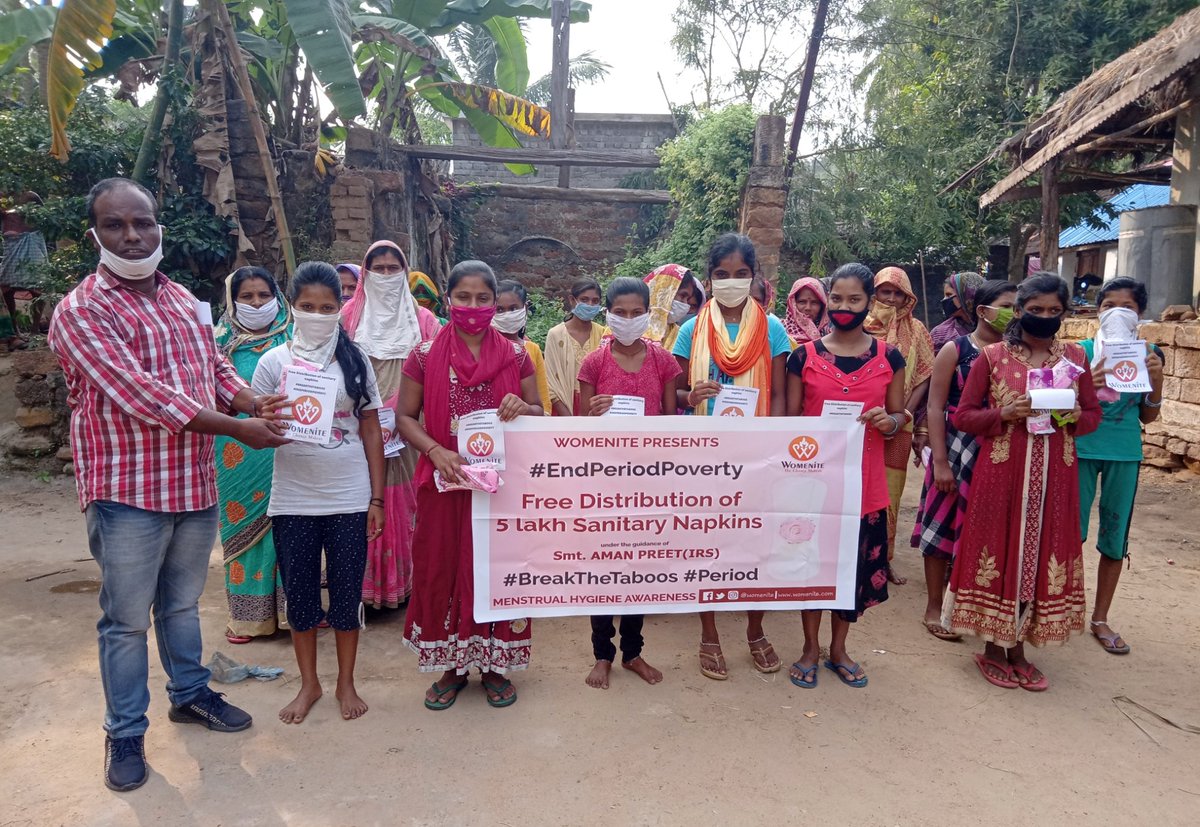 BastiaManas's tweet photo. Anathother Success Programsof  #endperiodpoverty  in rural Odisha, Free sanitary napkin Pad distribution at Kandarpur village of Cuttack dist of Odisha in support,help ,inspired by @IrsAman mam,@womenite @harshitgupta812 @CMO_Odisha @MoHFW_INDIA @HFWOdisha #EndPeriodPoverty https://t.co/bCxIsBNSOE
