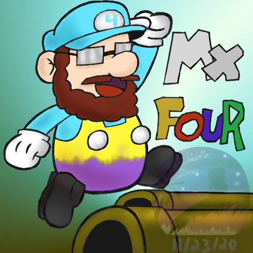 QuixoticStars's tweet photo. Made a Paper Mario style pfp for Paper Mario 64 runner @rcs4ok celebrating his cannon jumps in his Glitchless WR run! https://t.co/QNaf7FKeuk