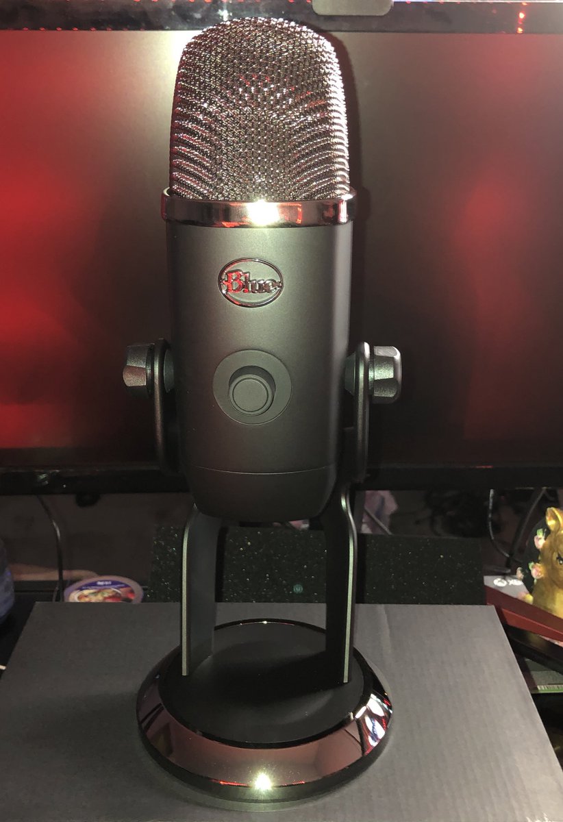_Deadmomalive's tweet photo. A happy early birthday present...
A brand new stream mic...
Blue yeti X and Iโm so excited to try it tomorrow. Itโs so pretty ๐
A big thank you to my man, Eric, not just for the mic but for always supporting my stream career #blueyetix #streammic #birthdaygift #birthdaygirl https://t.co/sCj8YykSov