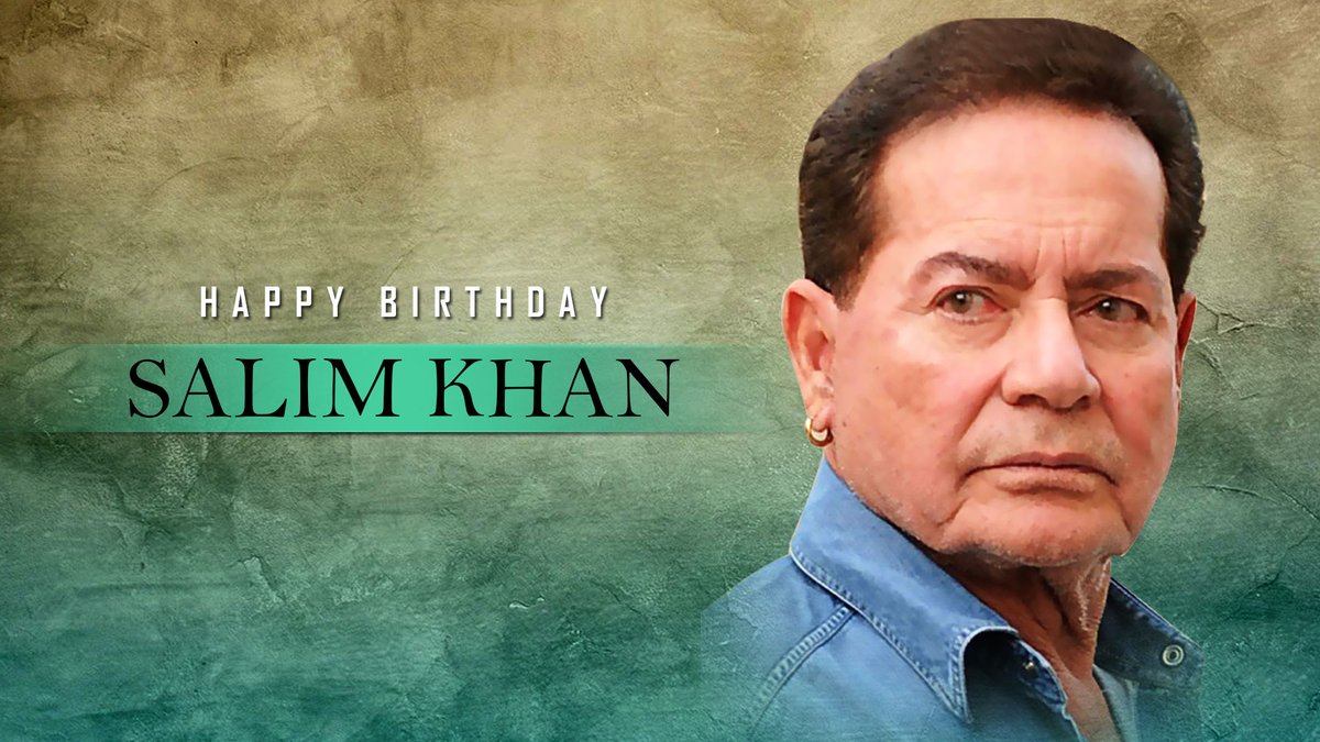 .<a href="/tipsofficial/">Tips Films & Music</a> wishes the exceptional Actor, Producer &amp; Screenwriter, <a href="/luvsalimkhan/">Salim Khan</a> a very Happy Birthday! 🙏🏻

#HappyBirthdaySalimKhan #SalimKhan