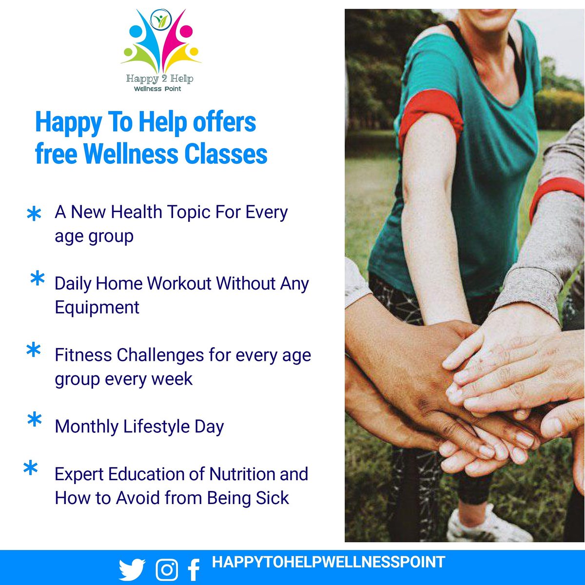 HappytoHelpWP's tweet photo. We are @HappytoHelpWP offering you a whole new era of wellness daily mornings via @zoom at your home
Register yourself today
Send a whatsapp @9813512100 or #DM
#Happytohelp #goodhealth #virtualclub #virtual #wellnesscoaches #wellnessclasses #health #lifestyle #mornings #fitness https://t.co/B5QRwoMDUJ
