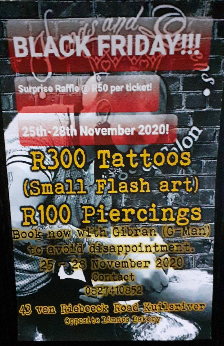 MissM26's tweet photo. Hey Guys. Book now for your tattoo with a gifted artist with amazing talent. You won't be sorry #support #blackfriday https://t.co/xxvNskKXOU