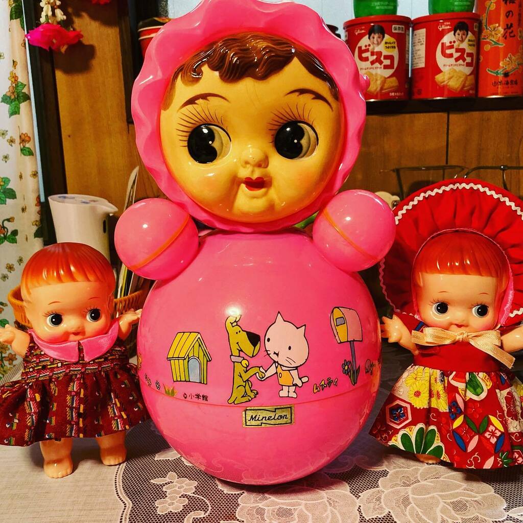 tokioretro's tweet photo. #乙女屋 #昭和レトロ #rolypoly #vintagedoll #lolypoly #人形 #vintagetoy #vintagerolypoly #vintagetoys #japantoy #起き上がりこぼし #起き上がり人形 #おきあがり人形 #レトロ人形 #sale https://t.co/OINomPmRBq https://t.co/rC21jI8vvg