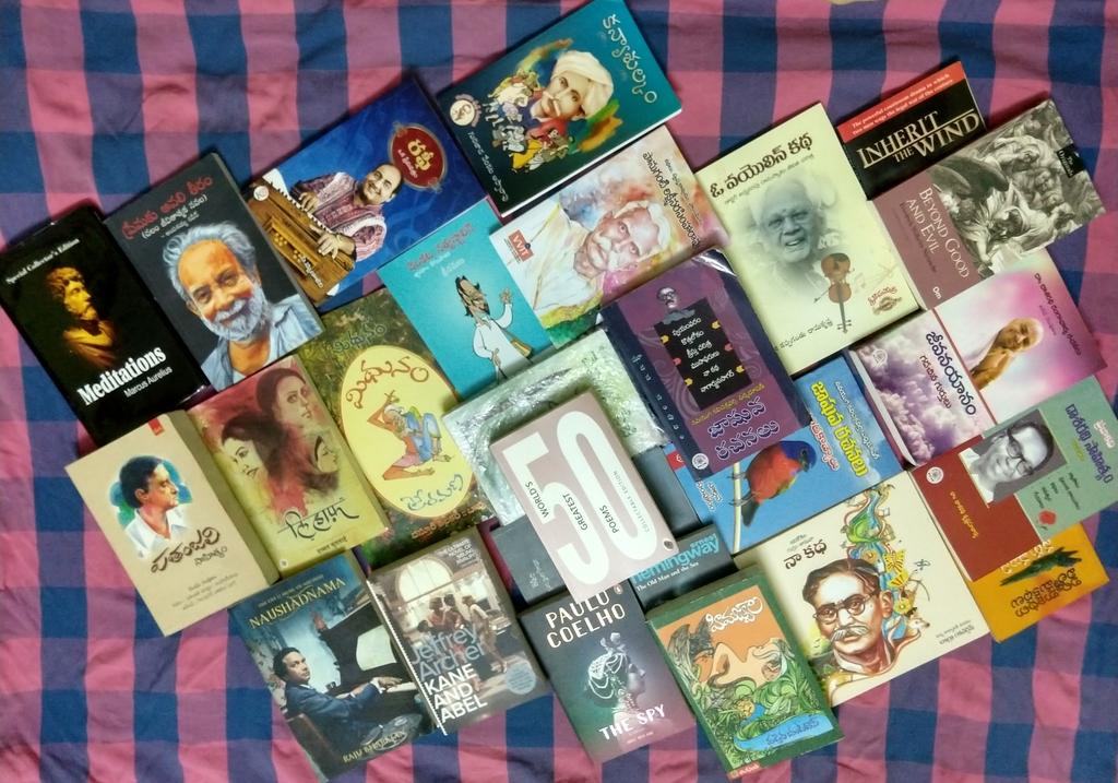 aaRyaNudi's tweet photo. చదవగ���ిగిన పుస్తకాలన్నింటిలో ఒక పదిశాతం వరకే కొనగలగడం నుండి కొనగలిగిన పుస్తకాలన్నింటిలో పదిశాతం వరకే చదవగల్గడం వరకు..
From reading whatever 📚 available in my vicinity to buying🤑 whatever I want in my reach..
Count me in sir @ParveenKaswan
#Bookworm_to_Tsundoku
#నాగ్రంధాలయం😇 https://t.co/2VmQmnd9pV