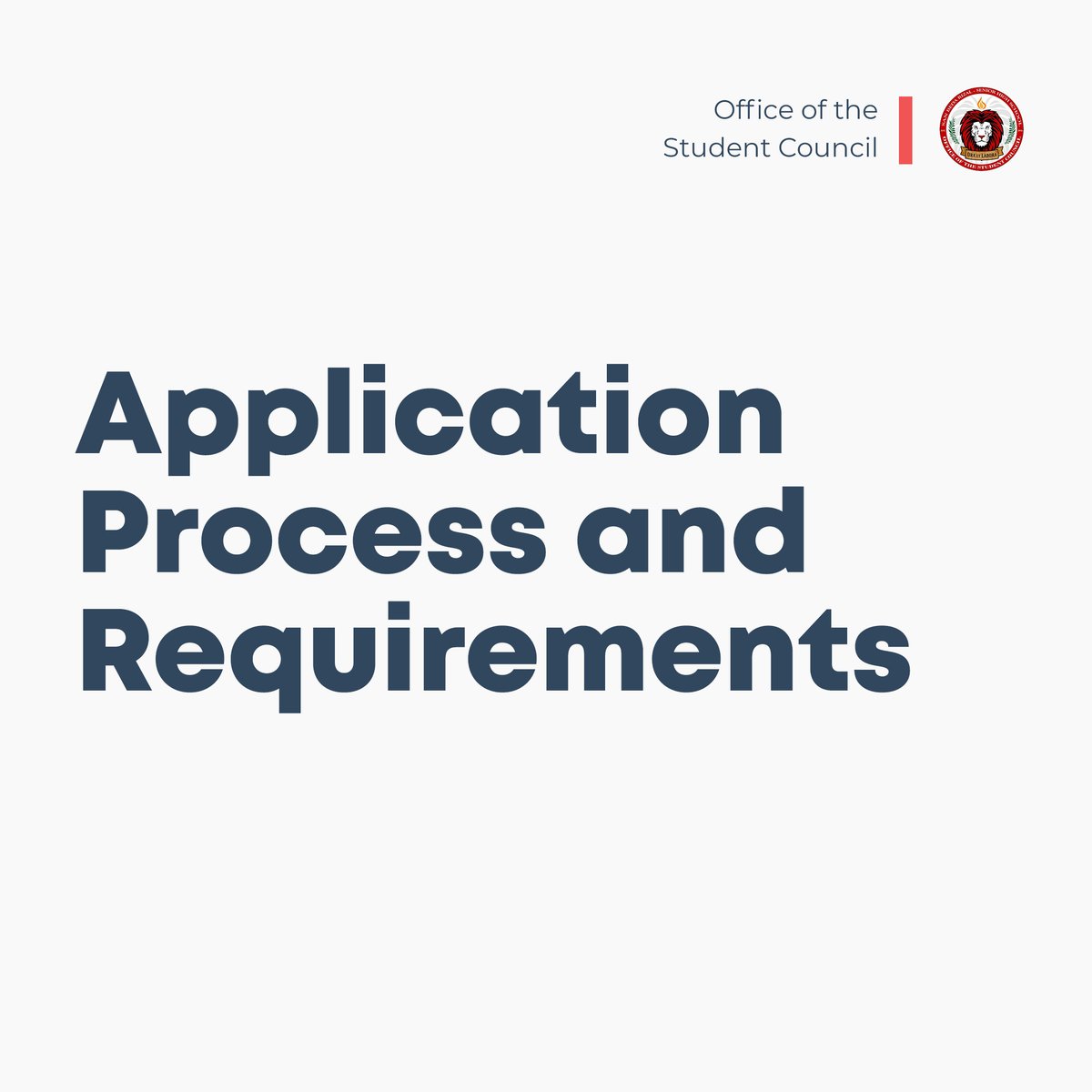 SBURofficialSC's tweet photo. The Student Council prepared a comprehensive procedure for applying for the specialized subordinate committees. Be sure to read the application and screening process thoroughly before accomplishing your application form. https://t.co/7h9rLUH85E