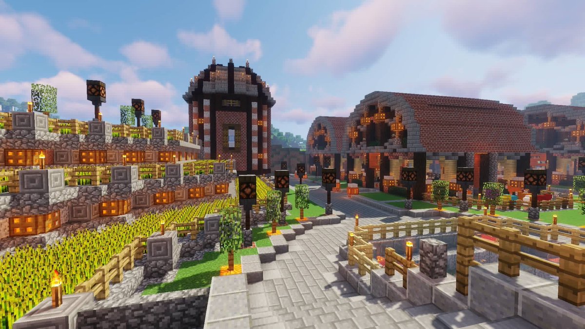 Kel マイクラの人 過去動画 紹介 けるクラpart11では 牧場施設を紹介してます 小麦の段々畑と家畜小屋がのどかな雰囲気を生み出してくれてます ちょっとしたクイズもあるよ 興味があればご視聴下さい いいね Rt頂けると嬉しいです