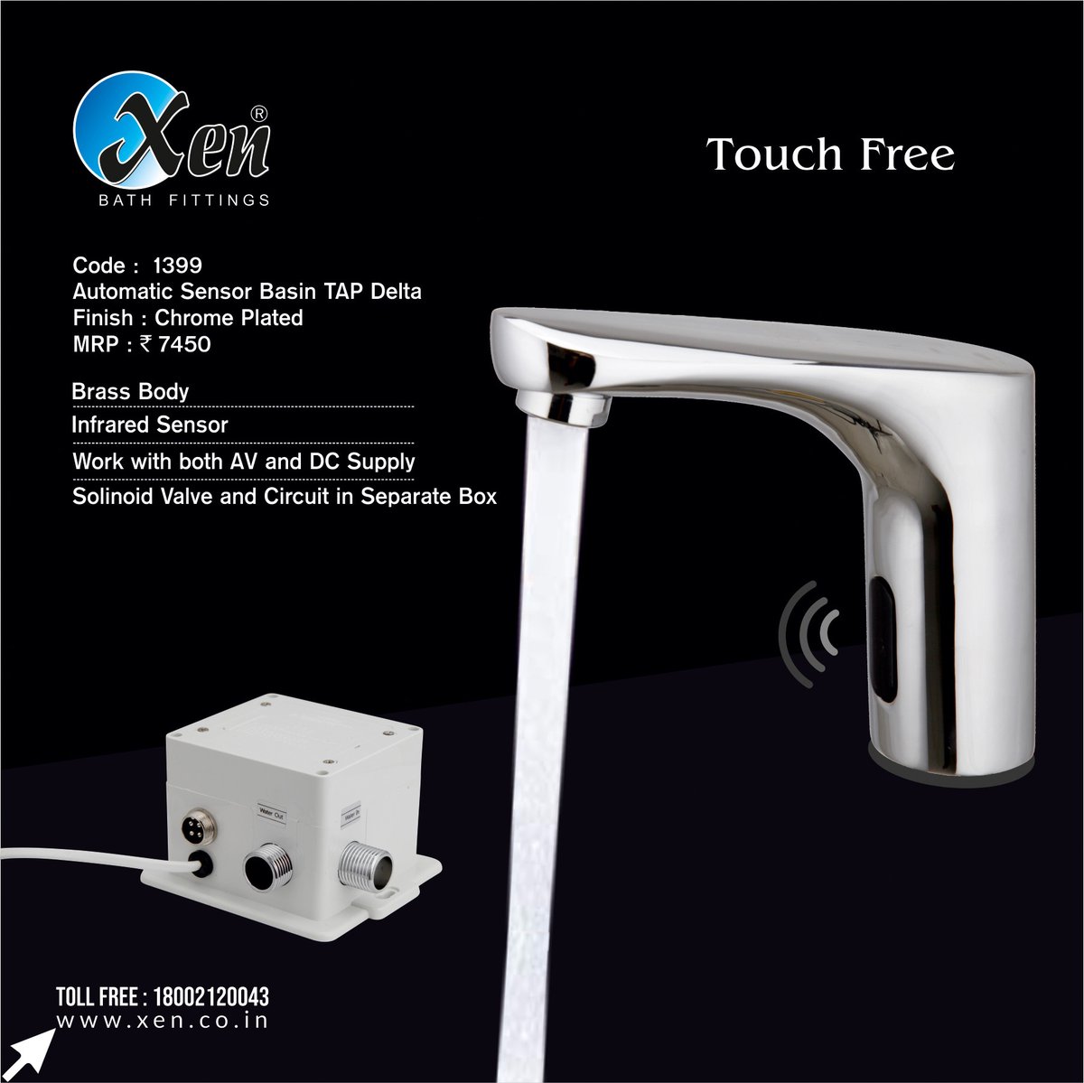 xenbathfittings's tweet image. #AutomaticSensorTap #bathfittings #sanitaryware #bathroom #bathroomaccessories #sanitarywaredealer