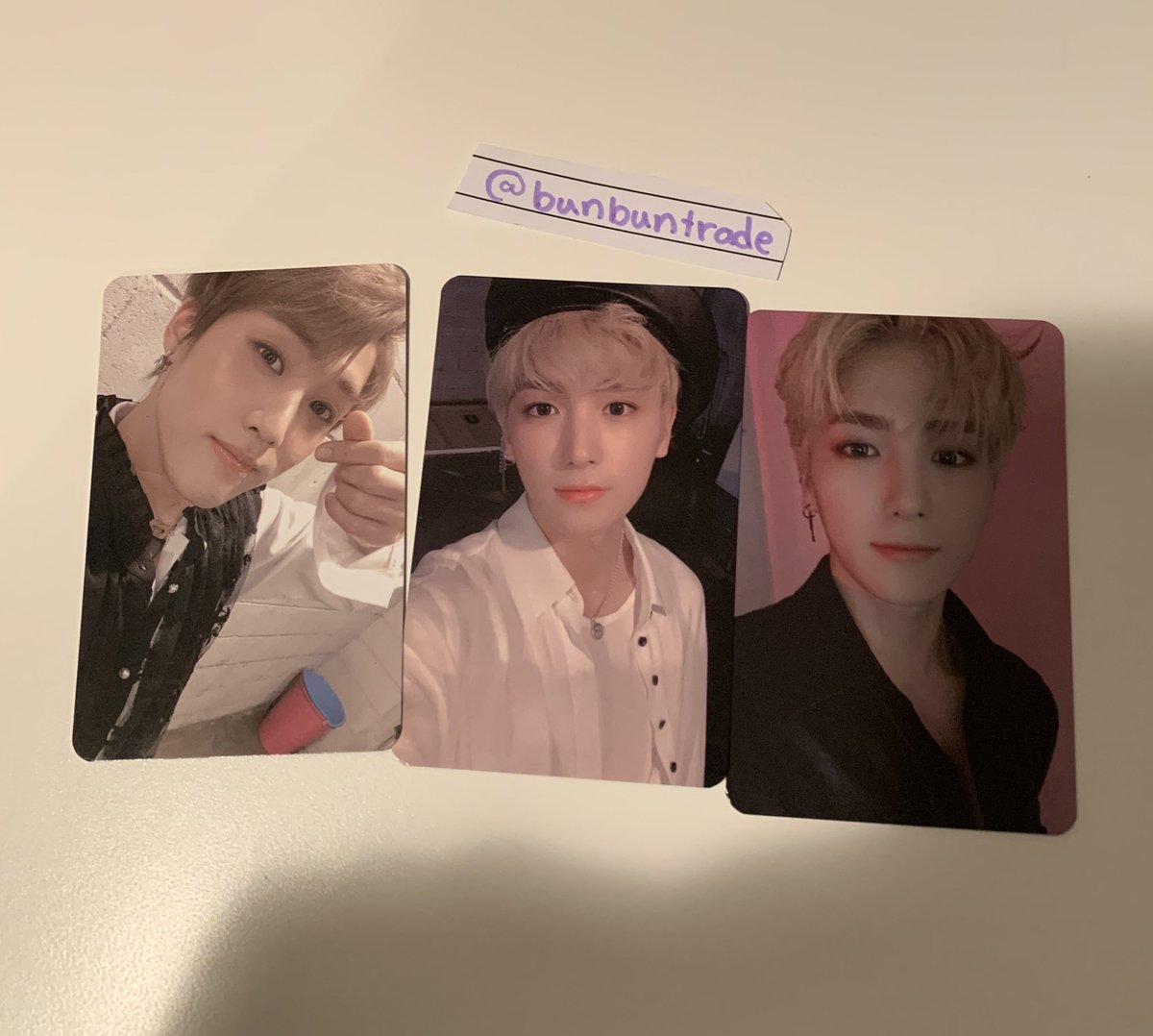 bunbuntrade's tweet photo. ミ☆🐰WTT🐰 

✿ HYUNJAE BOY + WOLF JACOB MOON PCS ✿
ALBUM ☆ reveal moon boy wolf
WANT ☆ sunwoo chanhee changmin haknyeon (circled are priority)
LOC ☆ canada 
WW? ☆ yes without tracking
@tbztrade @collectingtbz @photocard_kpop https://t.co/4qfnLBUt8y