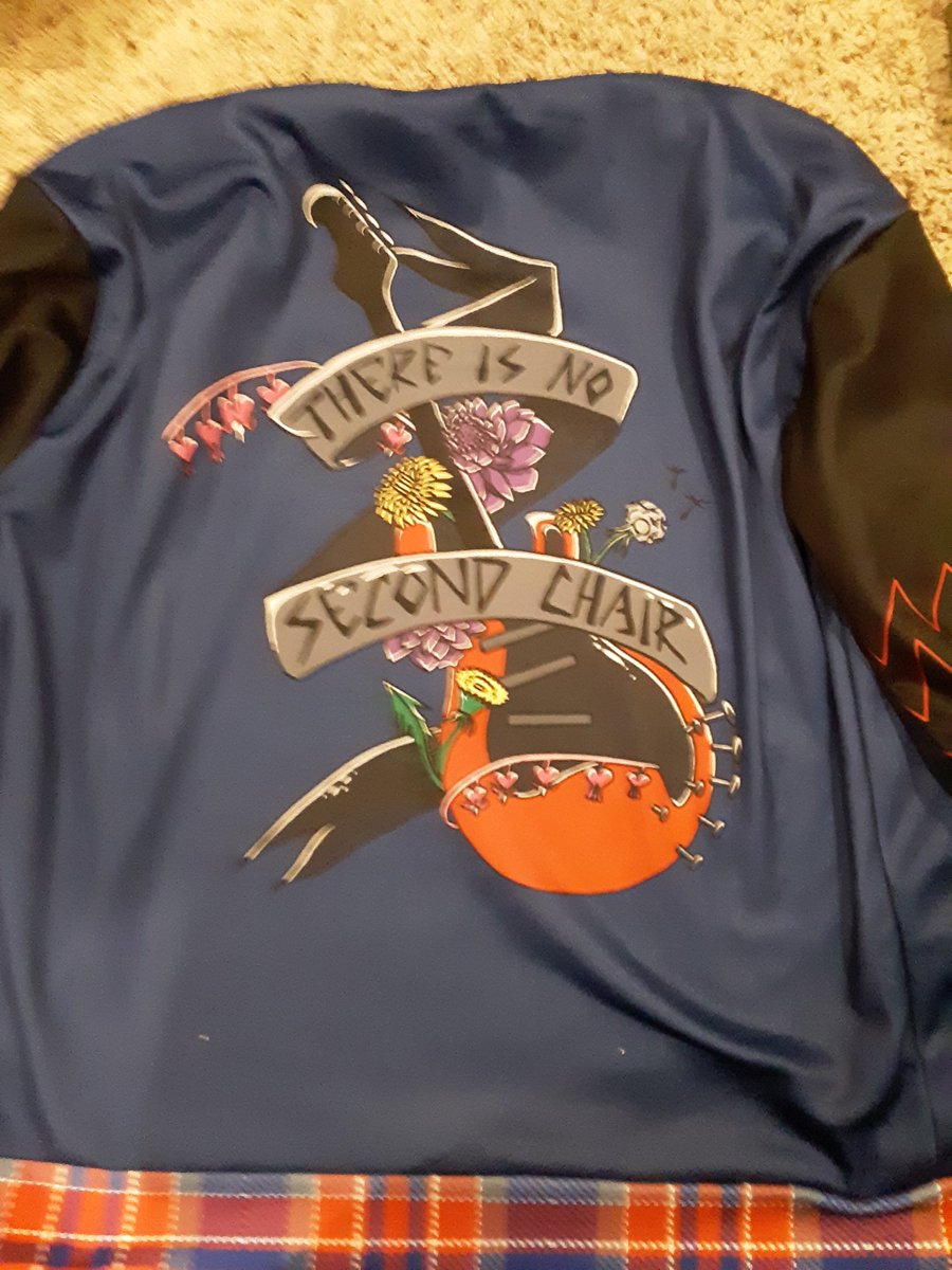 My Bomber came in! A couple of pics before I cover it in stitches and patches. Thank you <a href="/BlaseballCares/">Blaseball Cared</a>!